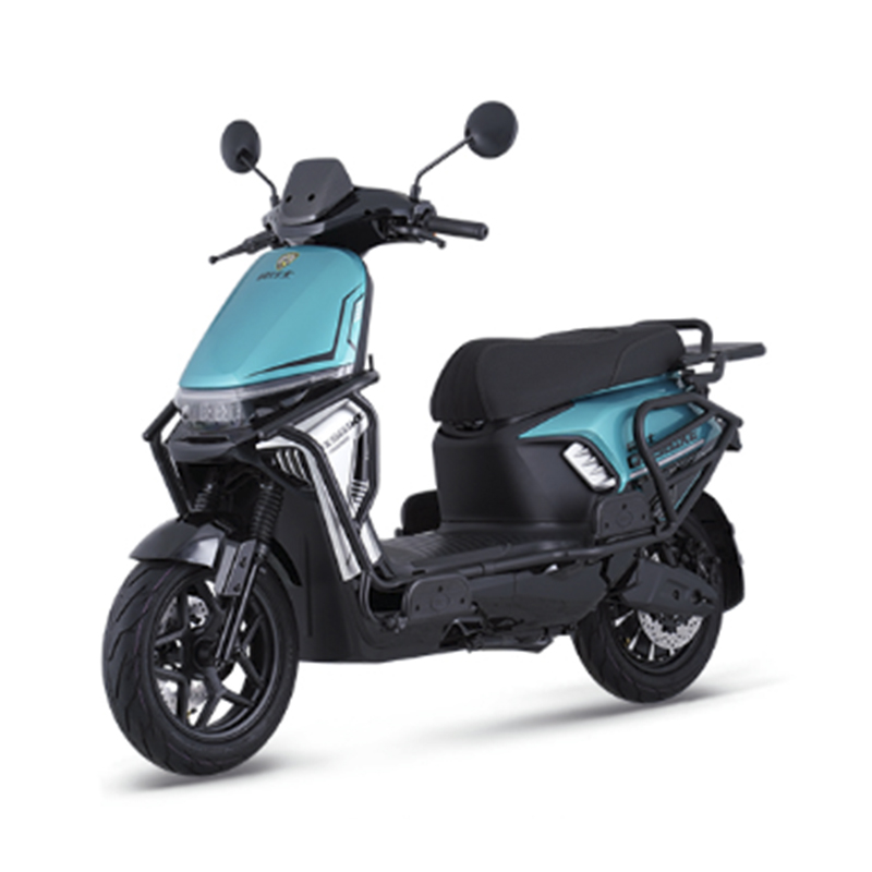 Yousu Cyclist A9, scooter electrica cum 22200W, ashboardday multi-functionalis, notam moderatoris et 100/80-12 coronas semi-calidas liquefactionis, discus pistonus sex, ictus hydraulicus et celeritas alta.